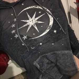 Modern Lux see-through design hoodie